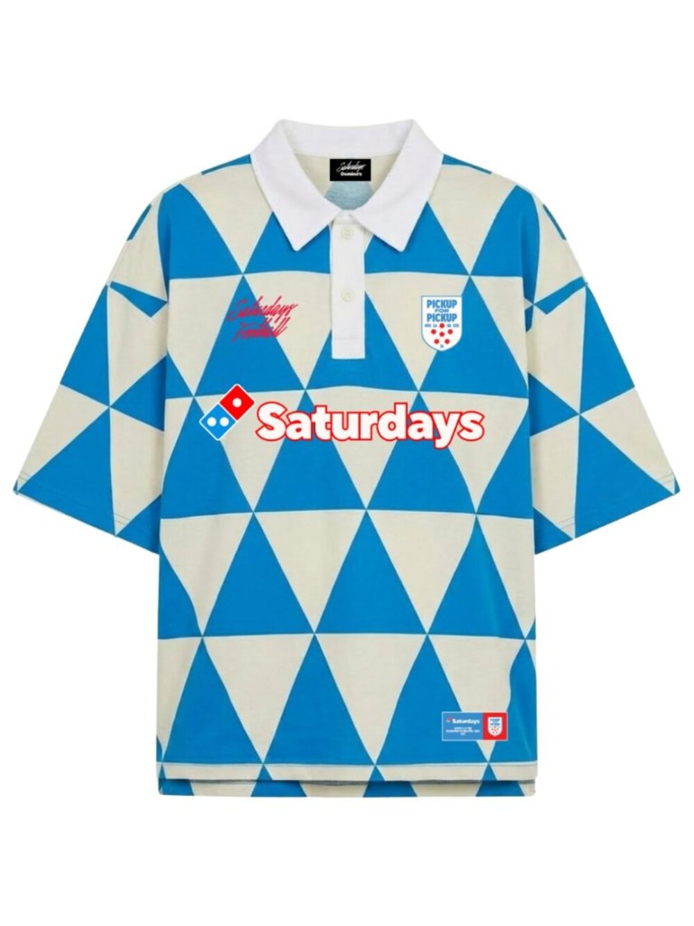 New! Saturdays x Domino's Pizza 65 Soccer Jersey Men's Large
